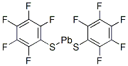 Bis(pentafluorophenylthio) lead(II)