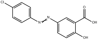 5-[(4-chlorophenyl)azo]salicylic acid Struktur