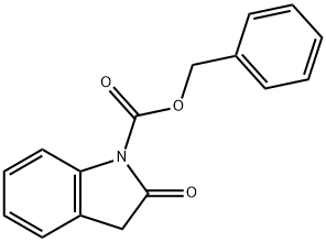 N-carbobenzyloxyindol-2-one Struktur