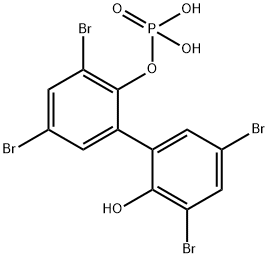 BROMOFENOFOS MONOHYDRATE Struktur