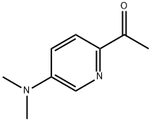 Ethanone, 1-[5-(dimethylamino)-2-pyridinyl]- (9CI) Struktur