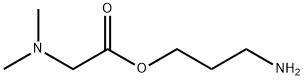 Glycine, N,N-dimethyl-, 3-aminopropyl ester (9CI) Struktur