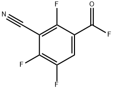 Benzoyl fluoride, 3-cyano-2,4,5-trifluoro- (9CI) Struktur