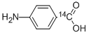 4-AMINOBENZOIC ACID, [CARBOXYL-14C] Struktur