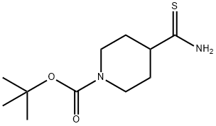 tert-Butyl 4-(aminocarbothioyl)tetrahydropyridine-1(2H)-carboxylate Struktur