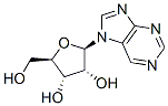 7-beta-D-ribofuranosyl-7H-purine Struktur