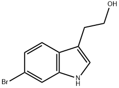 1H-INDOLE-3-ETHANOL,6-BROMO- Struktur