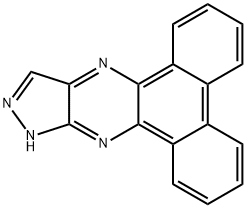 10H-Dibenzo[f,h]pyrazolo[3,4-b]quinoxaline Struktur