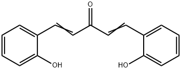 1,5-bis(2-hydroxyphenyl)penta-1,4-dien-3-one Struktur