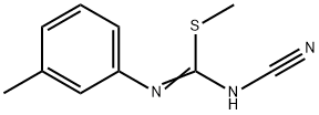 1-CYANO-2-METHYL-3-(3-METHYLPHENYL)ISOTHIOUREA Struktur