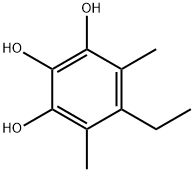 1,2,3-Benzenetriol,5-ethyl-4,6-dimethyl- Struktur