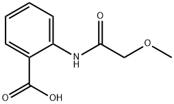 Benzoic acid, 2-[(methoxyacetyl)amino]- (9CI) Struktur