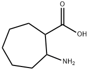 Cycloheptanecarboxylic acid, 2-amino- (9CI) Struktur