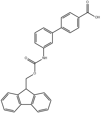 FMOC-3-AMINO-4'-CARBOXYBIPHENYL Struktur