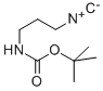 3-(N-BUTOXYCARBONYLAMINO)PROPYLISOCYANIDE Struktur