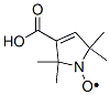 2,2,5,5-TETRAMETHYL-3-PYRROLIN-1-OXYL-3-CARBOXYLIC ACID Struktur