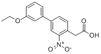 3'-ETHOXY-3-NITRO-BIPHENYL-4-ACETIC ACID Struktur