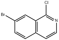 7-BROMO-1-CHLOROISOQUINOLINE Struktur