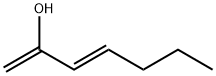 1,3-Heptadien-2-ol, (3E)- (9CI) Struktur