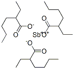 antimony tris(2-ethylhexanoate)  Struktur