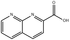 1,8-NAPHTHYRIDINE-2-CARBOXYLICACIDMONOHYDRATE
 Struktur