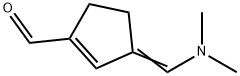 1-Cyclopentene-1-carboxaldehyde, 3-[(dimethylamino)methylene]- (9CI) Struktur