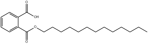 Phthalic acid hydrogen 1-tridecyl ester Struktur