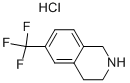 6-(TRIFLUOROMETHYL)-1,2,3,4-TETRAHYDROISOQUINOLINE HYDROCHLORIDE Struktur