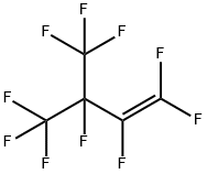 1,1,2,3,4,4,4-heptafluoro-3-(trifluoromethyl)but-1-ene Struktur