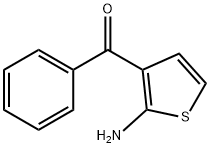 (2-Amino-3-thienyl)(phenyl)methanone Struktur