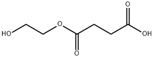 (2-hydroxyethyl) hydrogen succinate Struktur