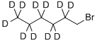 1-BROMOHEXANE-2,2,3,3,4,4,5,5,6,6,6-D11 Struktur