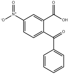 2-Benzoyl-5-nitrobenzoic acid Struktur