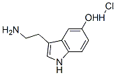 3-(2-aminoethyl)indol-5-ol hydrochloride Struktur