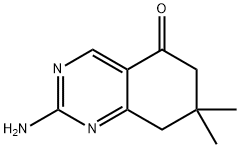 2-AMINO-7,7-DIMETHYL-7,8-DIHYDRO-6H-QUINAZOLIN-5-ONE Struktur