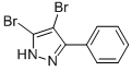 4,5-DIBROMO-3-PHENYL-1H-PYRAZOLE Struktur