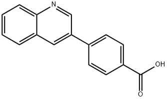 4-(2-Methylquinolin-6-yl)benzoic acid Struktur