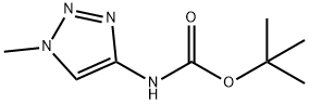 Carbamic acid, (1-methyl-1H-1,2,3-triazol-4-yl)-, 1,1-dimethylethyl ester (9CI) Struktur