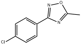 3-(4-Chlorophenyl)-5-methyl-1,2,4-oxadiazole Struktur