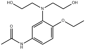 N-[3-[bis(2-hydroxyethyl)amino]-4-ethoxyphenyl]acetamide Struktur