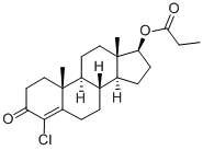 Clostebol propionate Struktur