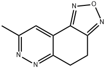 8,9-DIHYDRO-3-METHYL-1,2,5-OXADIAZOLO[3,4-F]CINNOLINE Struktur