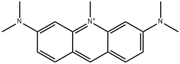 10-Methyl-3,6-bis(dimethylamino)acridine-10-ium Struktur