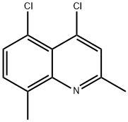 4,5-DICHLORO-2,8-DIMETHYLQUINOLINE Struktur