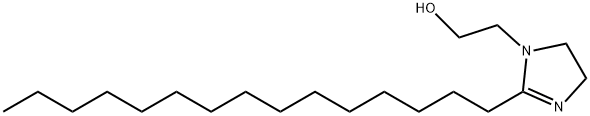 4,5-dihydro-2-pentadecyl-1H-imidazole-1-ethanol Struktur