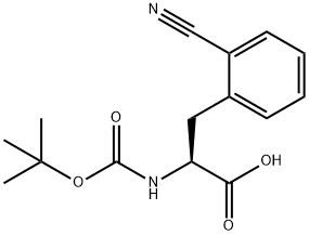 BOC-L-2-氰基苯丙氨酸 結(jié)構(gòu)式