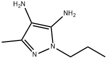 1H-Pyrazole-4,5-diamine,  3-methyl-1-propyl- Struktur