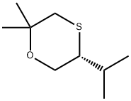 1,4-Oxathiane,2,2-dimethyl-5-(1-methylethyl)-,(5R)-(9CI) Struktur