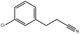 3-(3-CHLORO-PHENYL)-PROPIONITRILE Struktur