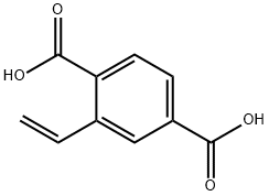 1,4-Benzenedicarboxylic acid, 2-ethenyl- Struktur